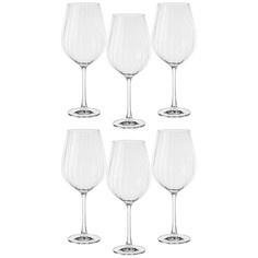Набор бокалов для вина Crystal Bohemia Columba optic стекло 6шт 500мл 669-402