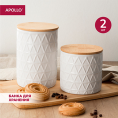 Набор банок для хранения продуктов APOLLO "Hold" 2 штуки HLD-102 керамика