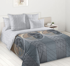Постельное белье Mercury Home Дракон 1.5 СП Перкаль 4 наволочки