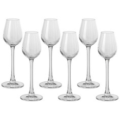 Набор рюмок стекло 90 мл Crystal Bohemia "Columba optic" 669-400