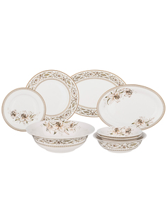 Столовый сервиз 23 предметов фарфор Lefard Lilies 590-273