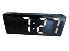 Электронные LED-часы настольные с будильником отображением даты и температуры No Brand