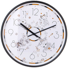 Кварцевые настенные часы Lefard Wonderland 221-353 пластиковые 30,5см