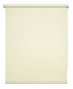 Рулонная штора 160 см х 175 см Лабиринт, бежевый Уют