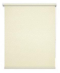 Рулонная штора 120 см х 175 см Лабиринт, бежевый Уют