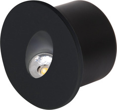 Светодиодный встраиваемый светильник Horoz 3Вт YAKUT для ступенек для лестницы черный