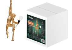 Светильник подвесной декоративный, Ritter ANIMALI, 1хЕ27, цвет золото