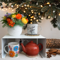 Настольный органайзер Элимет для хранения Lonato, белый