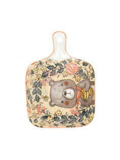 Блюдо сервировочное Nouvelle Kawaii Forest Bear фарфор 20х15х4,5 см 9902971