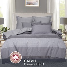 Постельное белье евро из сатина АРТПОСТЕЛЬ Ирия арт. 717