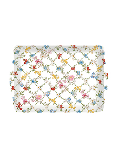 Поднос с ручками Сад мечты 46x32 см пластиковый Easy Life EL-R0530-GADRNV
