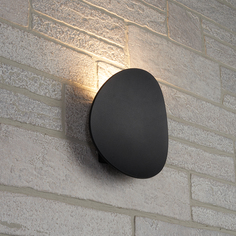 Настенный светодиодный светильник 230V 7W черный IP54 DH507 Feron