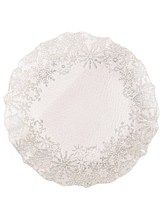 Тарелка АКСАМ Glamour night стеклянная 21 см 339-256