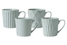 Набор из 4-х кружек Nova, голубой, 0,38 л, Maxwell & Williams, MW475-DI0430