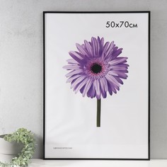 Фоторамка пластик Lida 50х70 см чёрный No Brand