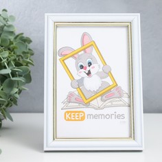 Фоторамка Keep memories Арона 10x15 см, белый No Brand