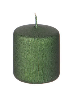 Свеча столбик зеленый Adpal Новый Год 7 см 348-870