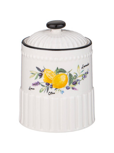 Сахарница с крышкой Lefard Kitchen фарфоровая 250 мл 189-465
