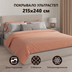 Покрывало МатрасОптТорг Ультрастеп Оранжевое 100% пэ 215х240 см
