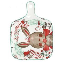 Блюдо Nouvelle Kawaii Forest Rabbit 22.5х16х3.5 см, фарфор