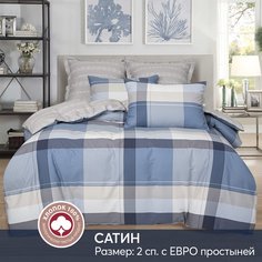Постельное белье 2-спальное с европростыней из сатина АРТПОСТЕЛЬ Элиас арт. 716