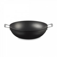 Вок с антипригарным покрытием Le Creuset 32 см алюминий черный