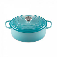 Утятница с крышкой, LE CREUSET, Caribbean, 29 см, чугун, бирюзовый