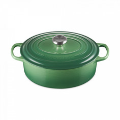 Утятница с крышкой Le Creuset Bamboo Green 29 см чугун зеленый