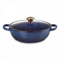 Кастрюля с крышкой Eiffel Tower LE CREUSET Indigo 22 см чугун синий