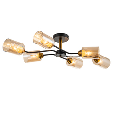 Светильник потолочный Escada Vertigo 1131/6P Black/Gold