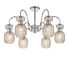 Светильник потолочный Escada Gloss 1141/6PL Chrome Beige