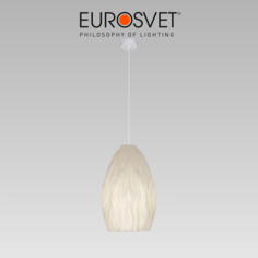 Подвесной светильник с фигурным плафоном Eurosvet Sinki 30186/1 Е14 белый
