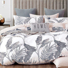 Комплект постельного белья Cleo Satin de Luxe 1,5 спальное сатин наволочки 50х70