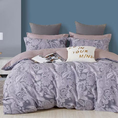 Комплект постельного белья Cleo Satin de Luxe Евро сатин, наволочки 50х70 и 70x70