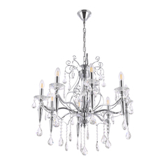 Люстра подвесная Arte Perfetto Luce 3334.1288.8.CR 8хE14х40W