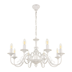 Люстра подвесная Arte Perfetto Luce 3334.1373.8.WT.SL 8хE14х40W