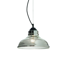 Светильник подвесной ideal lux Bistro SP1 Plate 1x60Вт E27 230В Дымчатый 112343