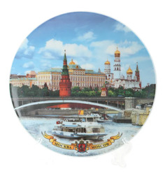 Декоративная тарелка, Москва-река, 20 см NO Name