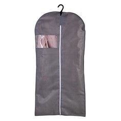 Чехол для одежды на молнии Polini Home, 60х100 см, серый