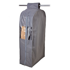 Чехол для одежды на молнии Polini Home, 60х30х120 см, серый 0002578-3