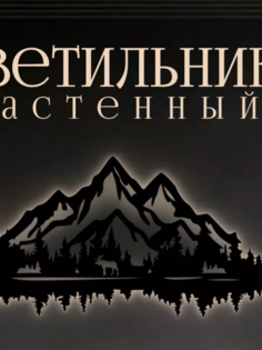 Светильник настенный подвесной на батарейках лампа No Brand