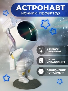 Проектор-ночник Астронавт 8 видов свечения ИП ЕАВ