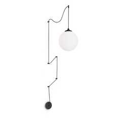Светильник подвесной ideal lux Boa SP1 макс.1x60Вт e27 IP20 230В Черный/Белый 160856
