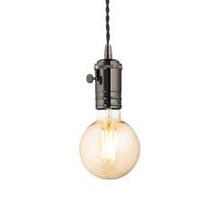 Светильник подвесной ideal lux Doc SP1 макс.1х60Вт IP20 Е27 230В Свинец Выкл 163161