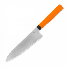Нож поварской кухонный шеф CH160,OWL KNIFE, Orange, 16 см, сталь N690
