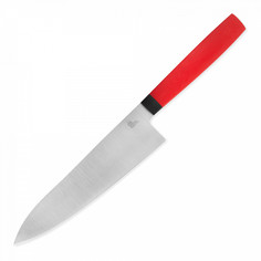 Нож поварской кухонный шеф CH160, OWL KNIFE, Red, 16 см, сталь N690