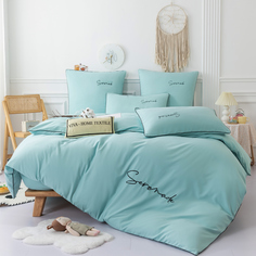 Комплект постельного белья Ситрейд сатин Вышивка CH024 70-70 2 шт 1.5 спальный