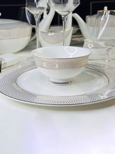 Салатник Lenardi Севилья 6шт костяной фарфор 11,5см 145-550