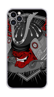 Чехол на Apple iPhone 11 Pro Max "Красная маска самурая" Case Place