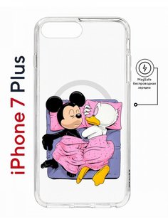 Чехол на iPhone 7 Plus/8 Plus MagSafe Kruche Print This is life противоударный с магнитом КruЧЕ